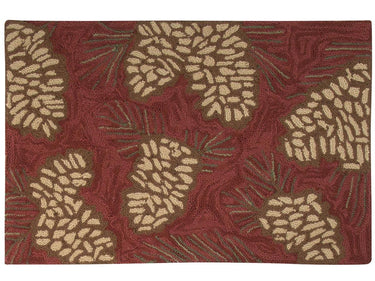 Pinecone Hooked Rugs - Park Designs - The Fox Decor